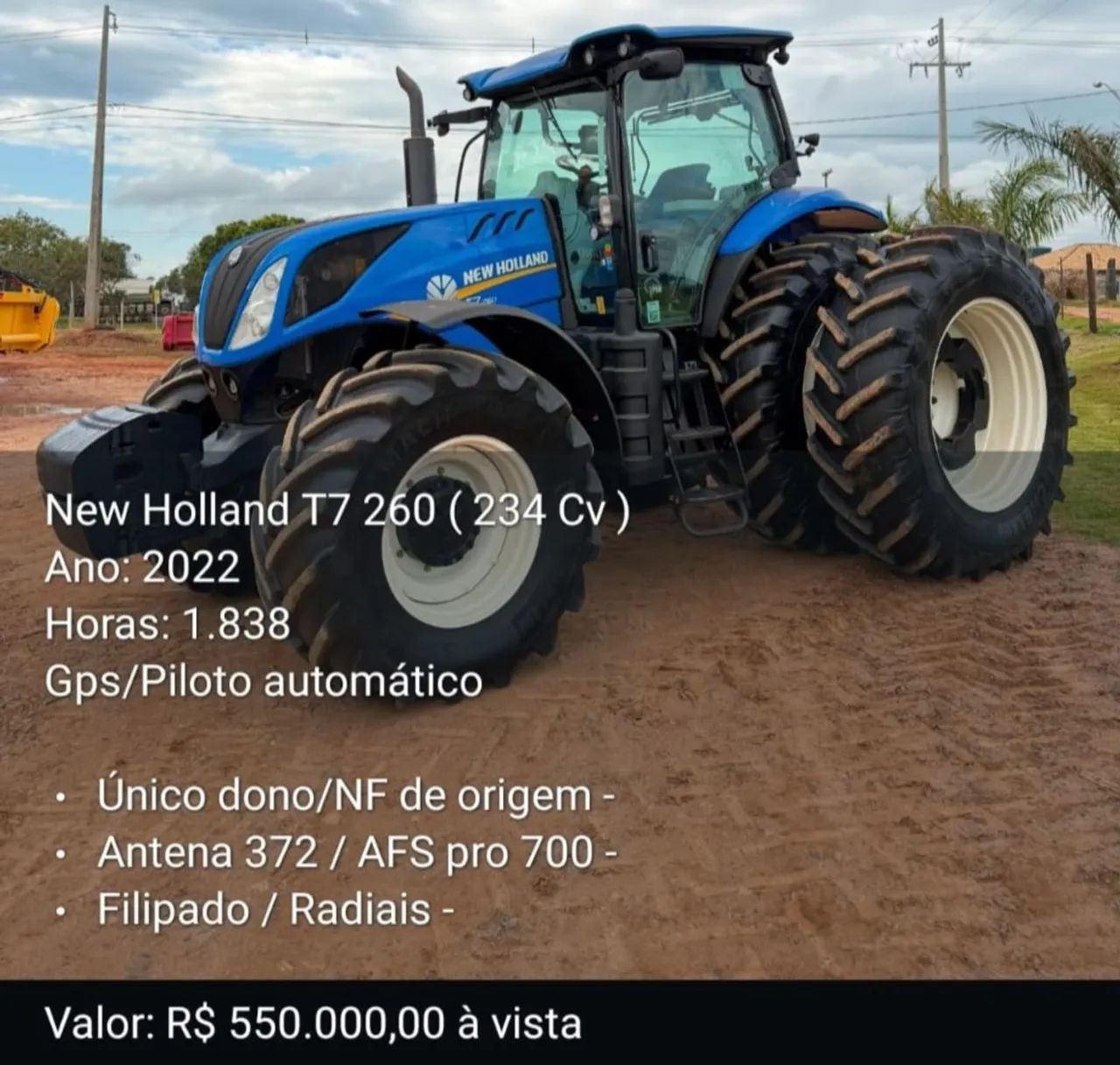 Máquinas agrícola a venda