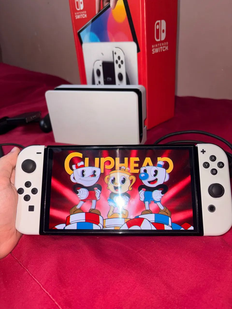 NINTENDO SWITCH OLED DESBLOQUEADO + PRO CONTROLLER ORIGINAL