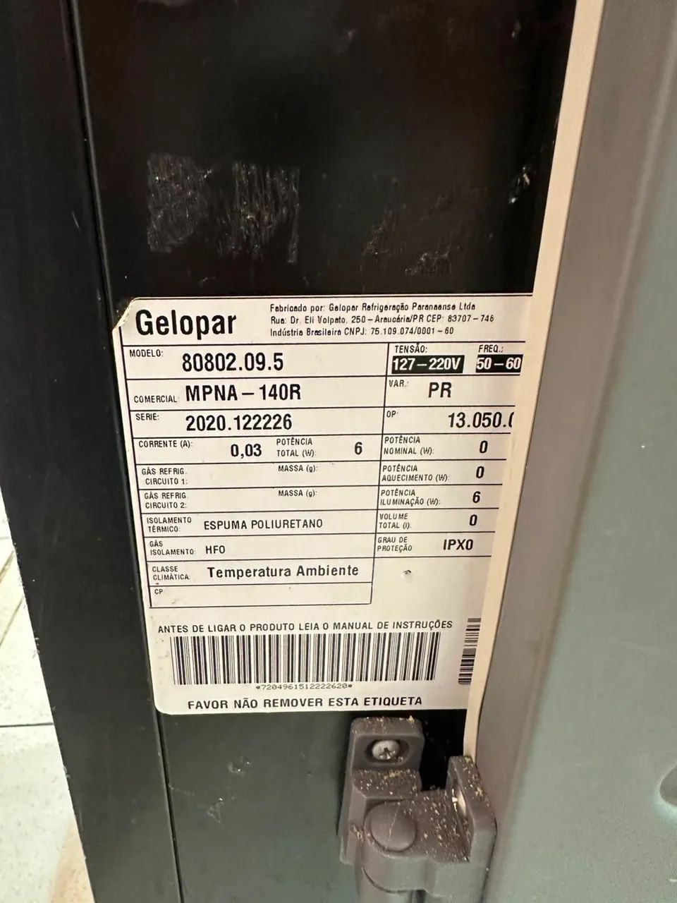 Balcão expositor seco gelopar 1,40m - Foto 4