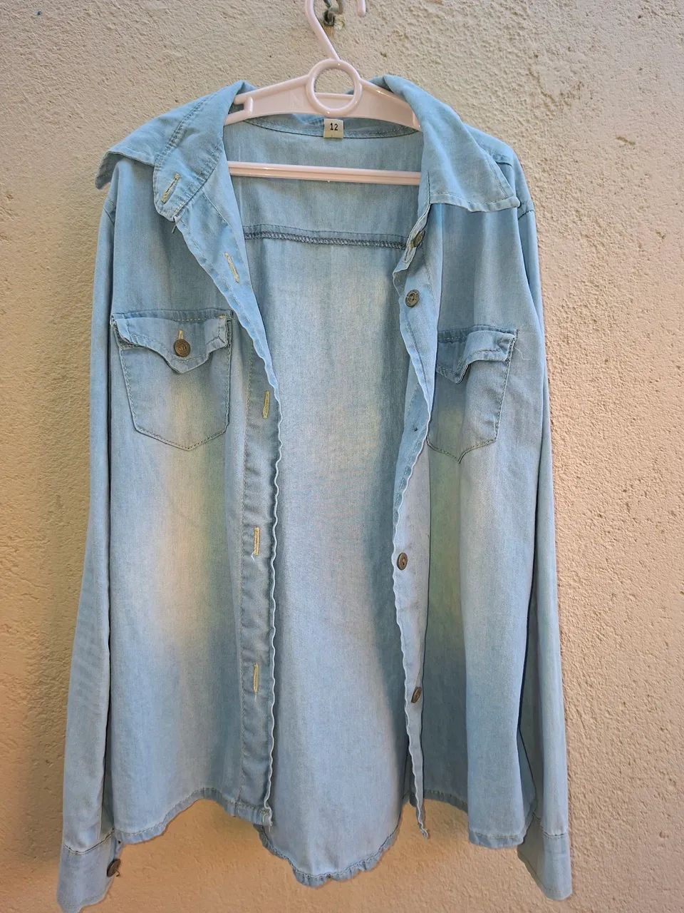 Jaqueta Jeans molinho e camisa xadrez 