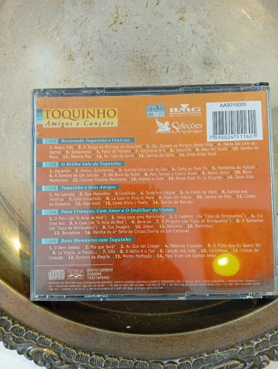 Cd box toquinho amigos e canções  - Foto 2