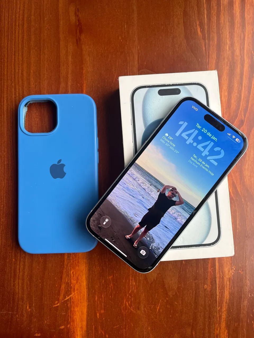 iPhone 15 128GB Azul - Foto 5