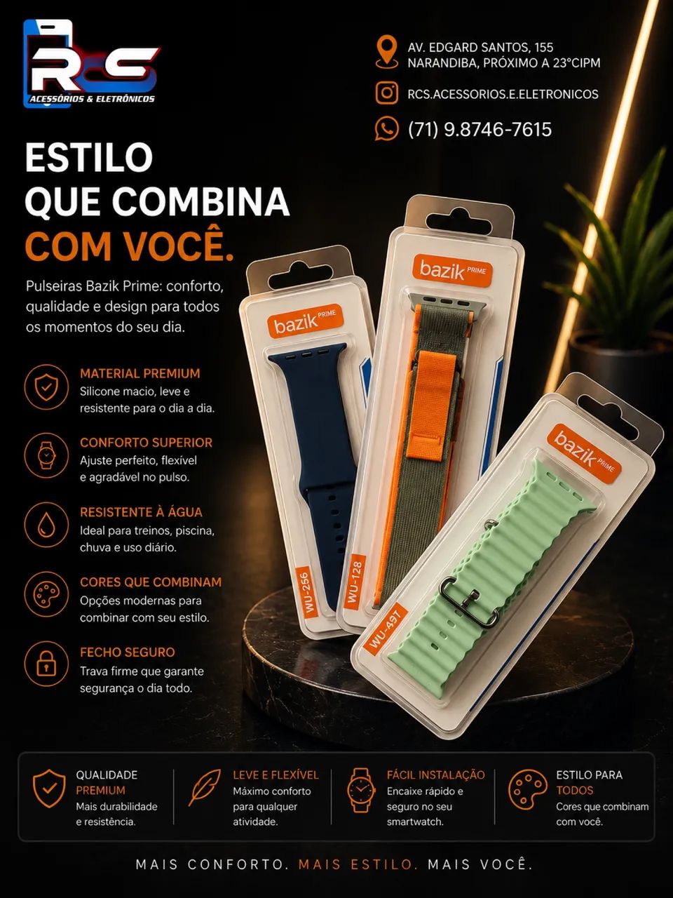 Pulseiras Smartwatch 45mm