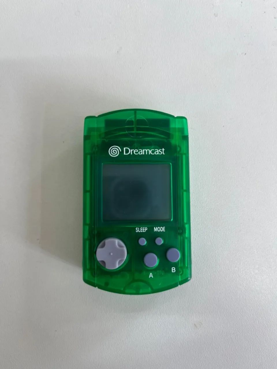 VISUAL MEMORY UNIT (VMU) VERDE TRANSLUCIDO SEMINOVO - DREAMCAST - Foto 5