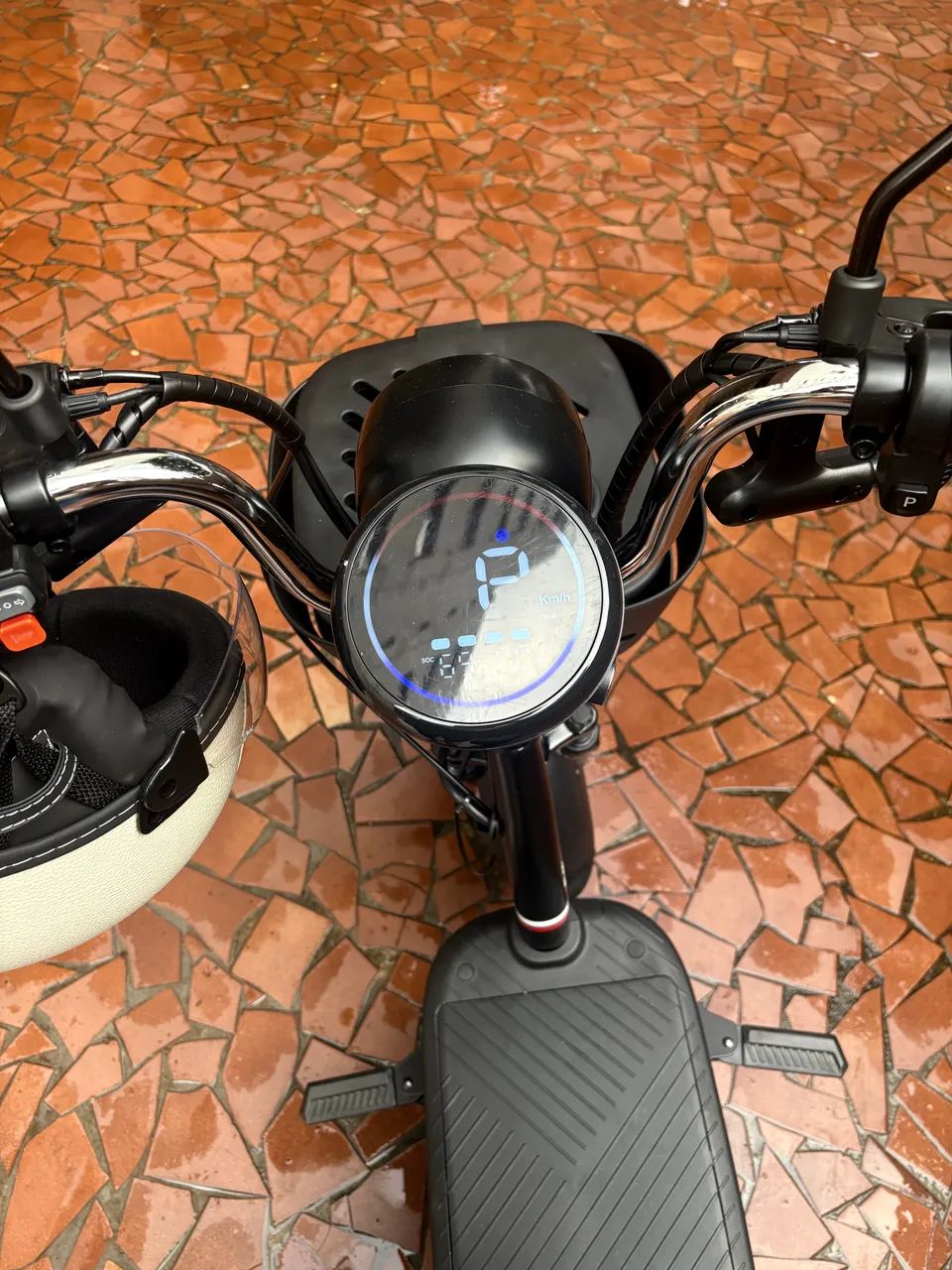 SCOOTER ELÉTRICA CAVA - COMPLETA E MUITO CONSERVADA - Foto 5