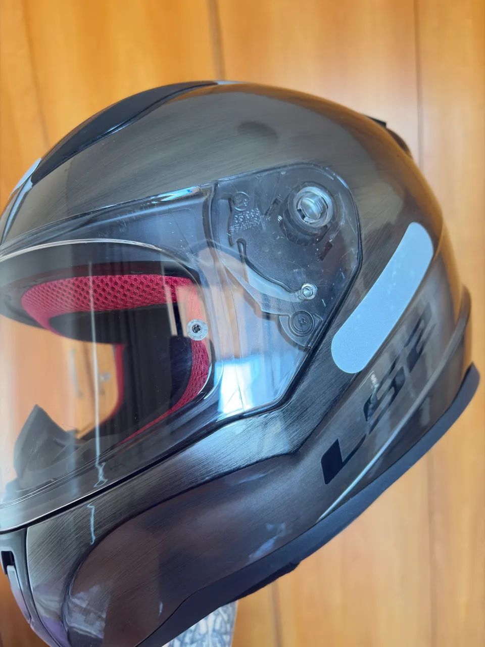 Capacete LS 2 cinza grafite  - Foto 3