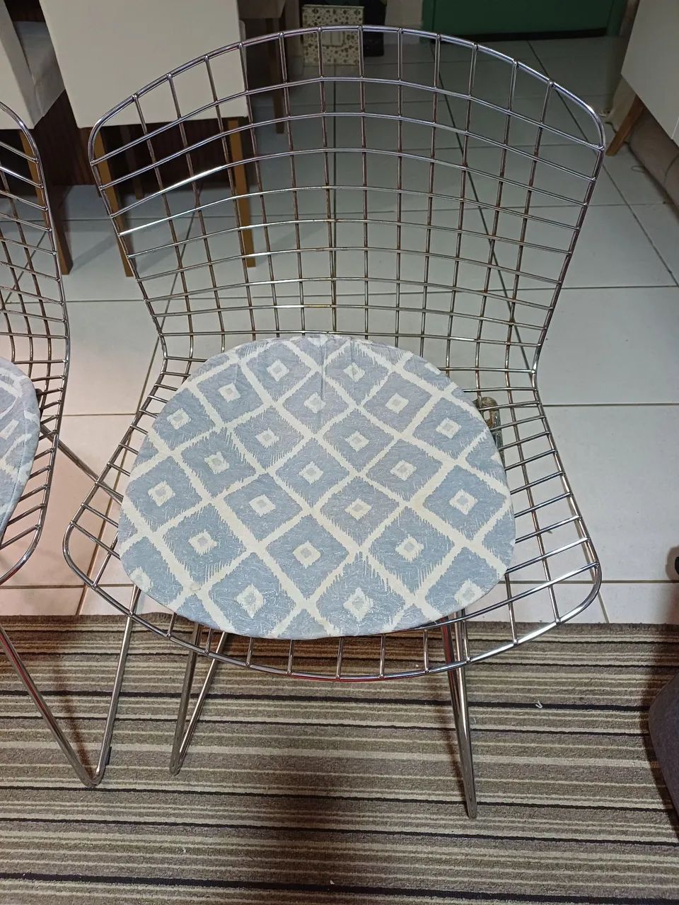 Cadeiras Bertoia -  kit de 3 cadeiras 