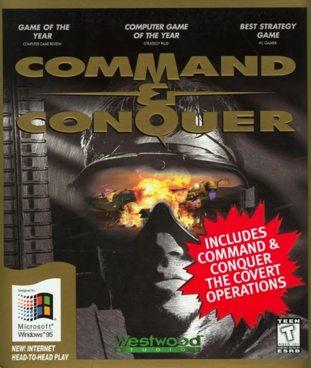 Jogo Command & Conquer - Westwood Studios - Virgin Interactive Entertainment - Win 95