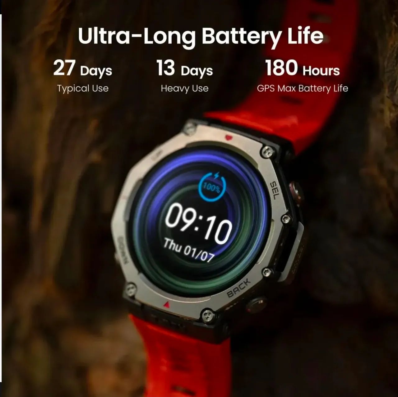 Smartwatch Amazfit T-rex 3 1,5 Amoled - Foto 2