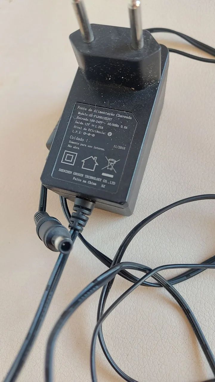Fonte de alimentação chateada 12v