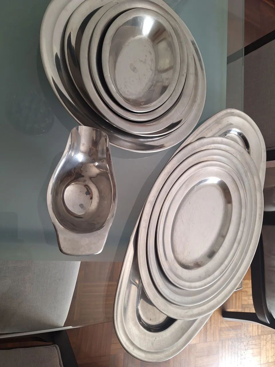 Baixelas 10 peças inox