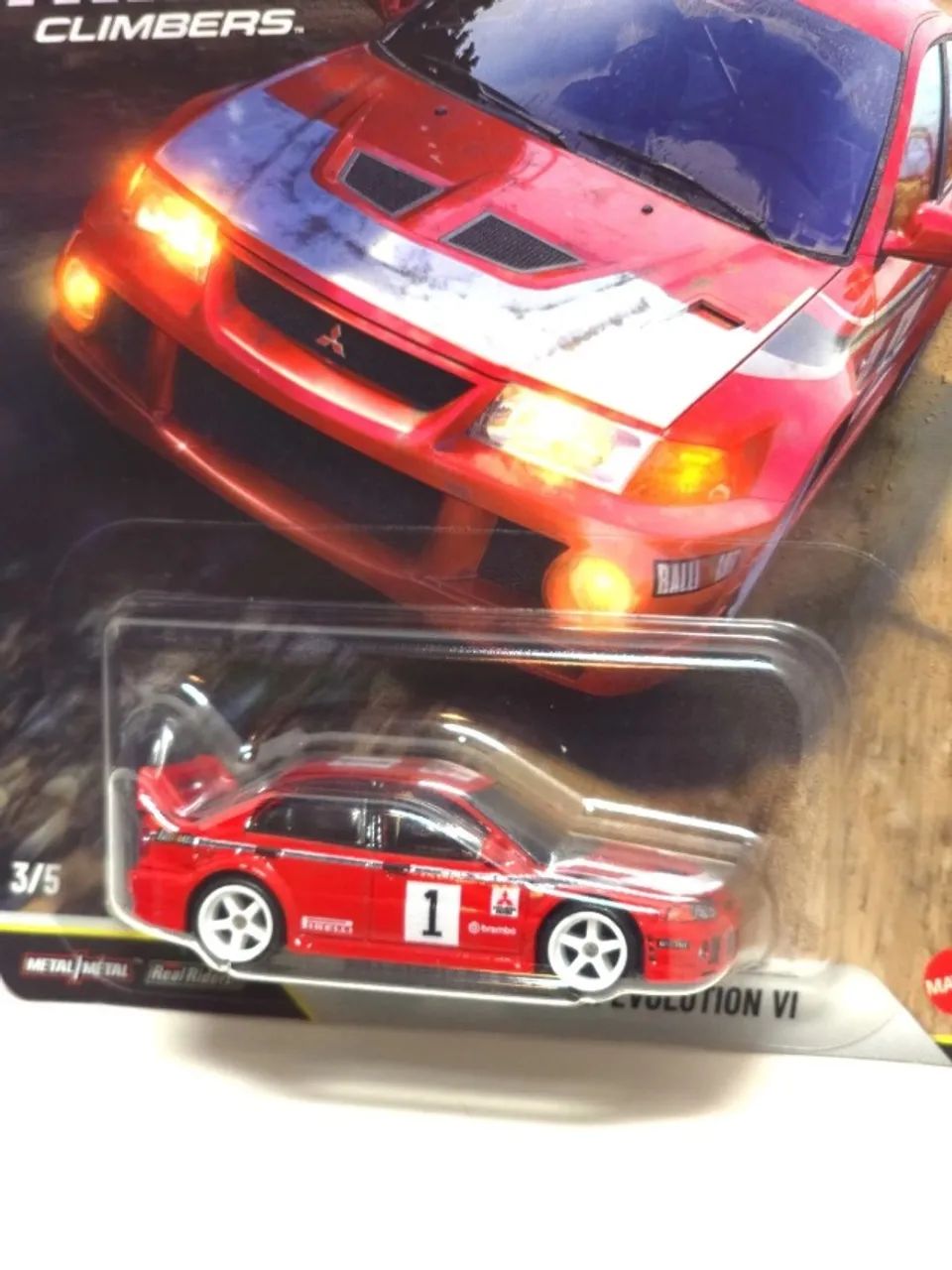 Hot Wheels Premium Mitsubishi Lancer Evolution VI Rally - Foto 4