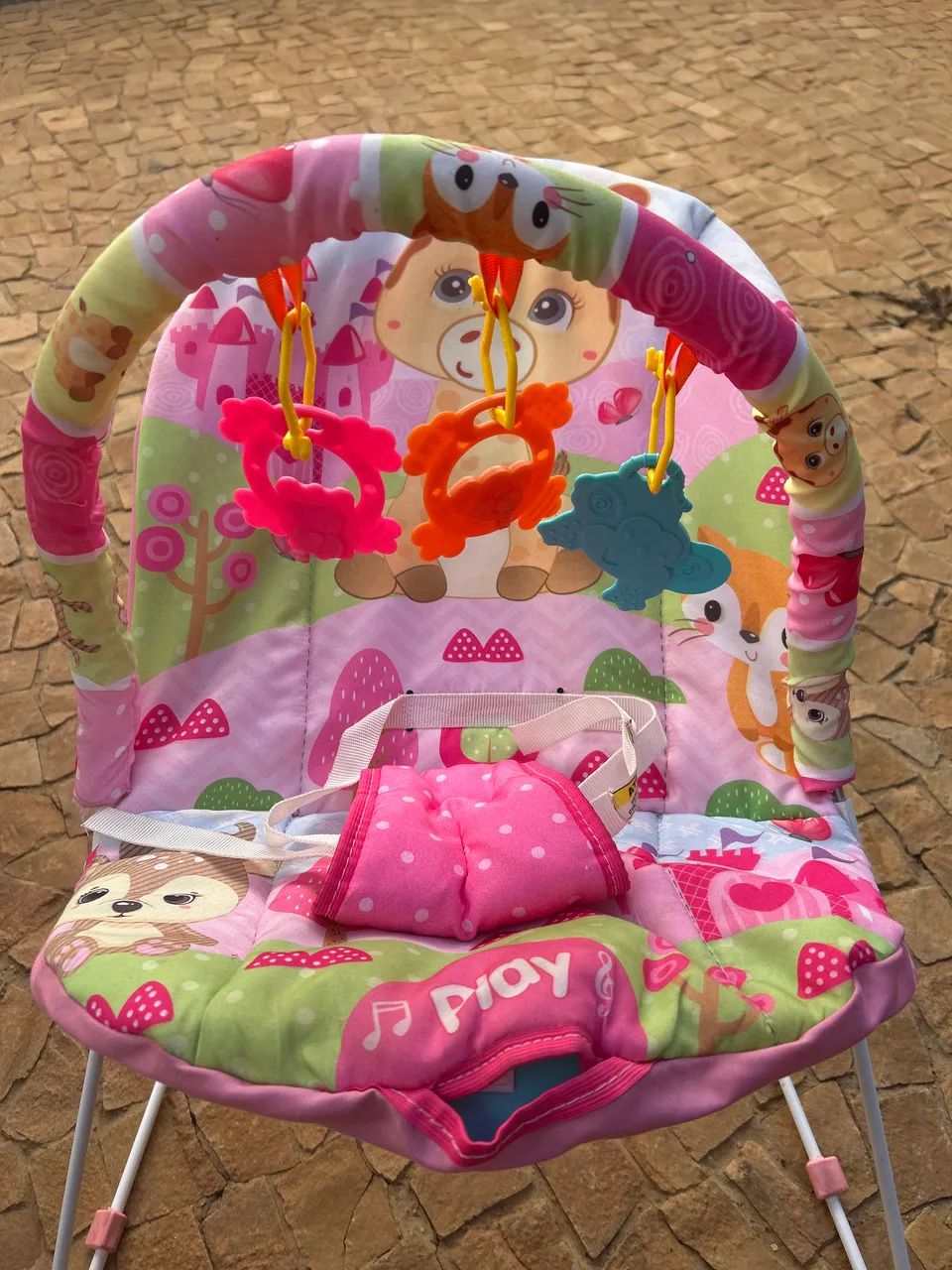 Cadeirinha bebê estímulo com play - Foto 2