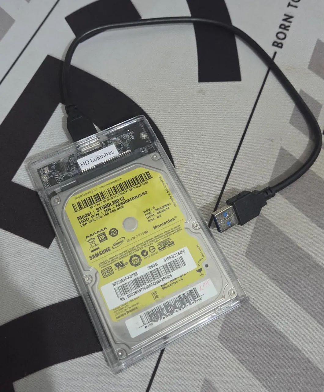 HD externo 500Gb