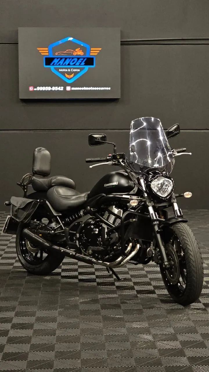 VULCAN S 650 ABS 2022 Preta - Foto 5
