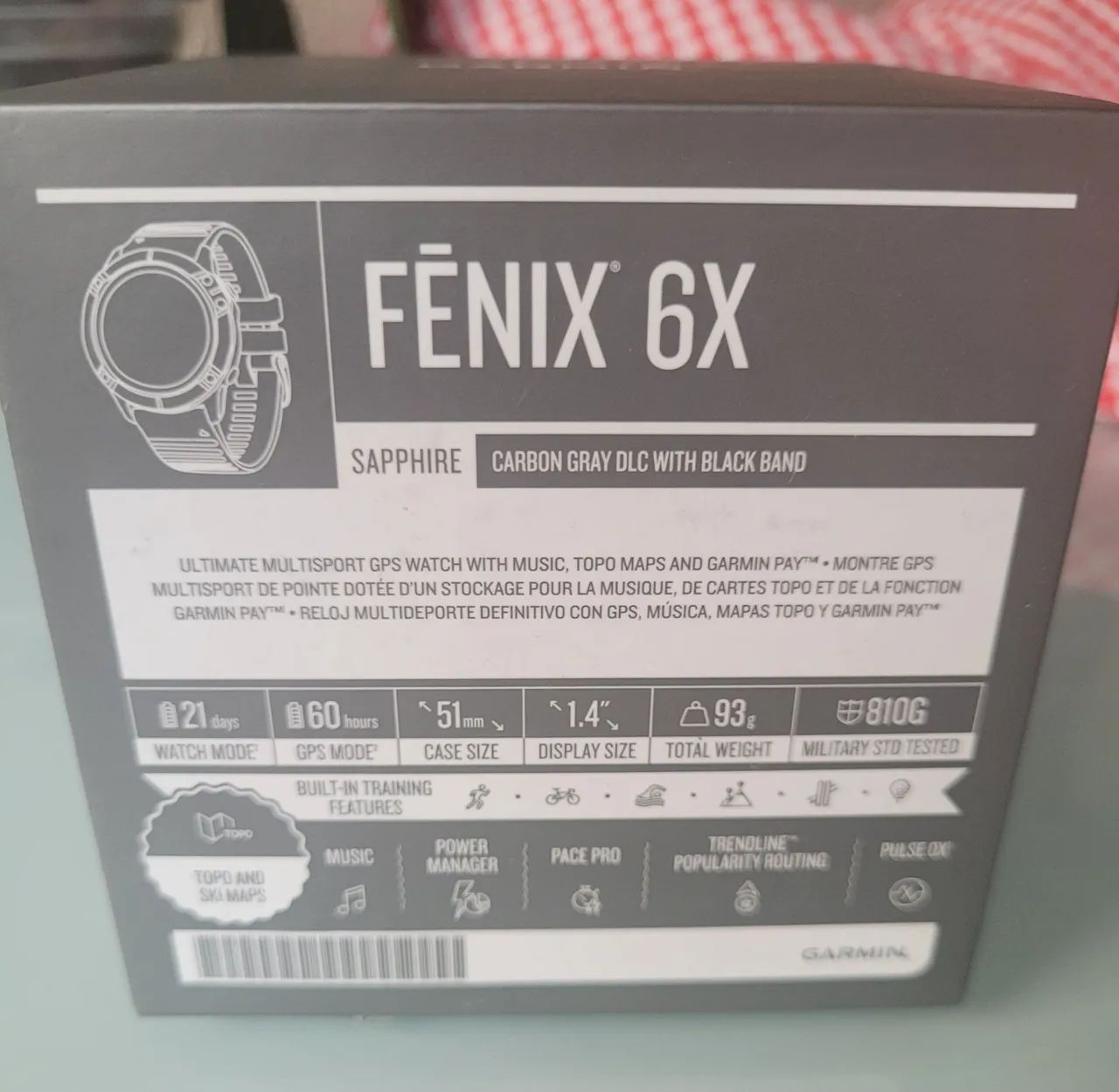 Garmin Fenix 6X Zafiro - Foto 3