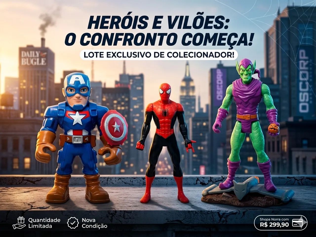 Marvel - Vingadores - Bonecos em Ótimo Estado