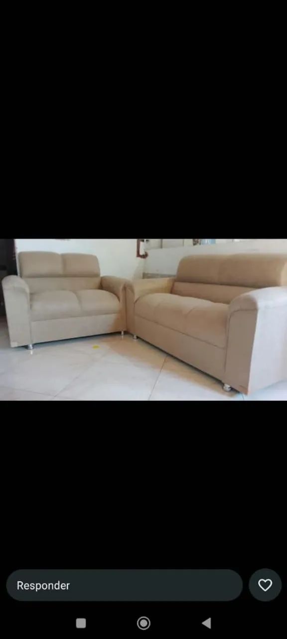 CONJUNTO DE SOFÁ DE 2 E 3 LUGARES DIRETO DA FÁBRICA 