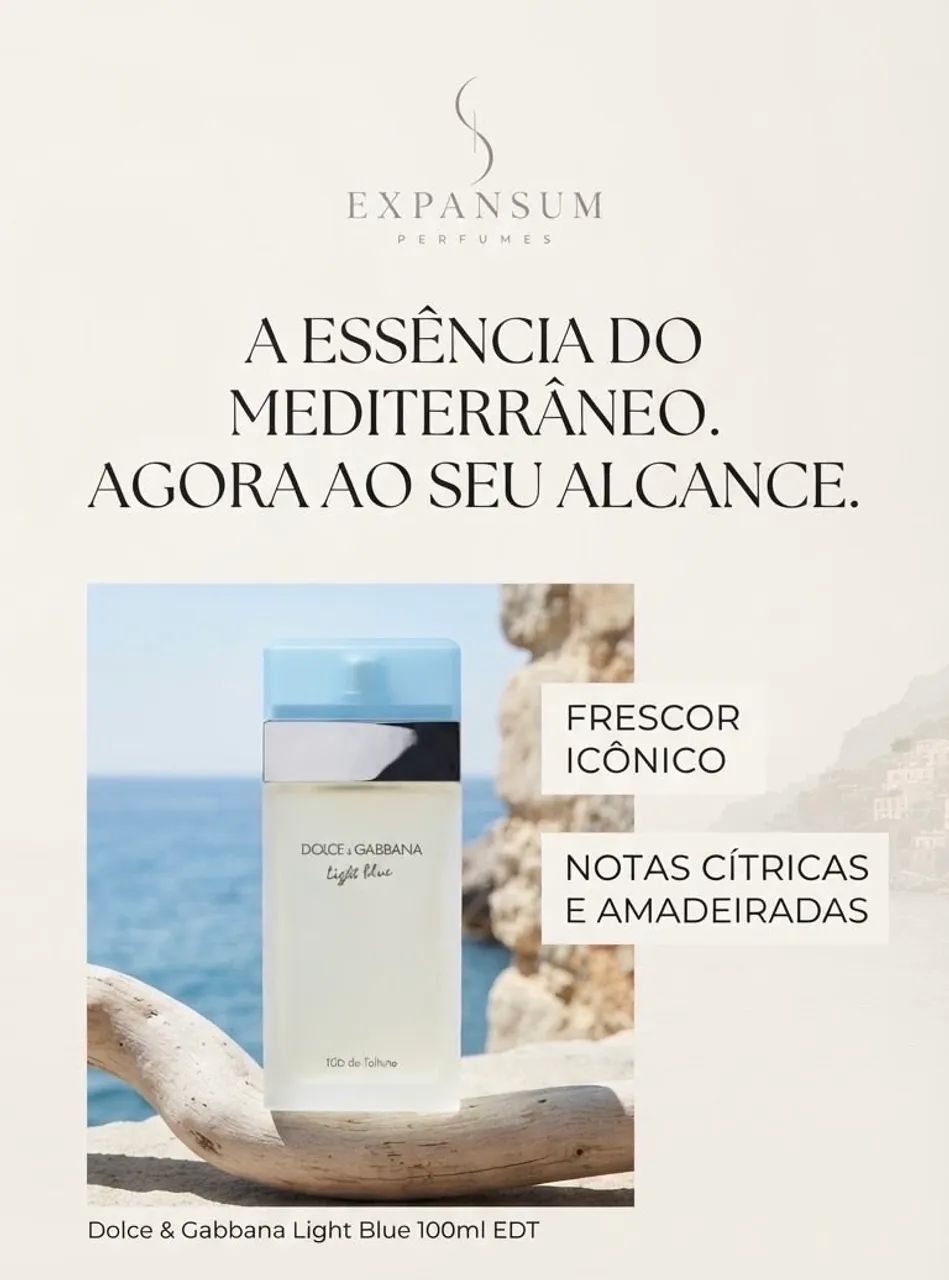 Perfume Dolce & Gabbana Light Blue EDT 100ml Feminino - Original - Foto 2