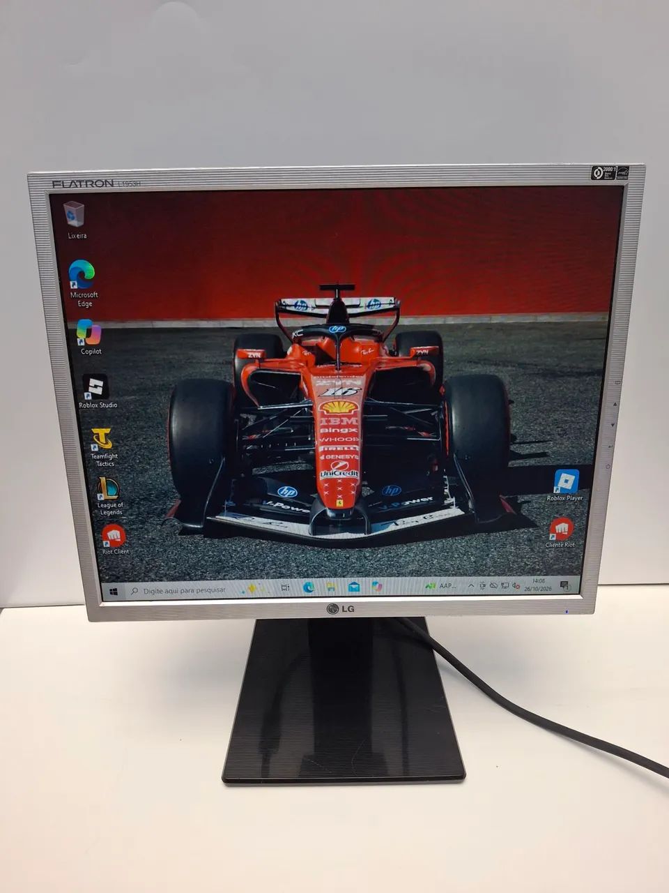 MONITOR FLATON 19 POLEGADAS | HDMI/VGA | PRONTO PARA USO
