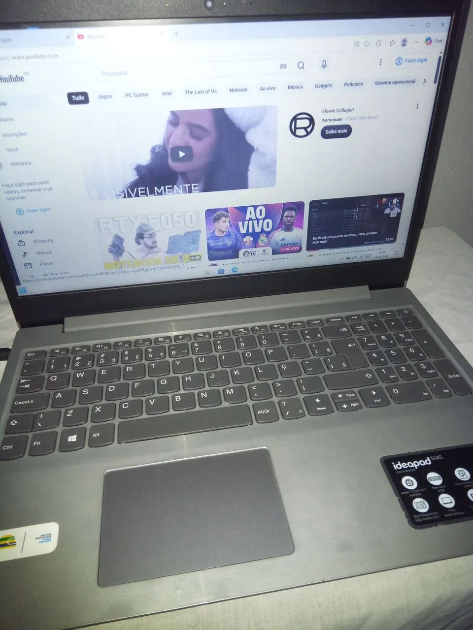 Notebook lenovo Ideapad S145