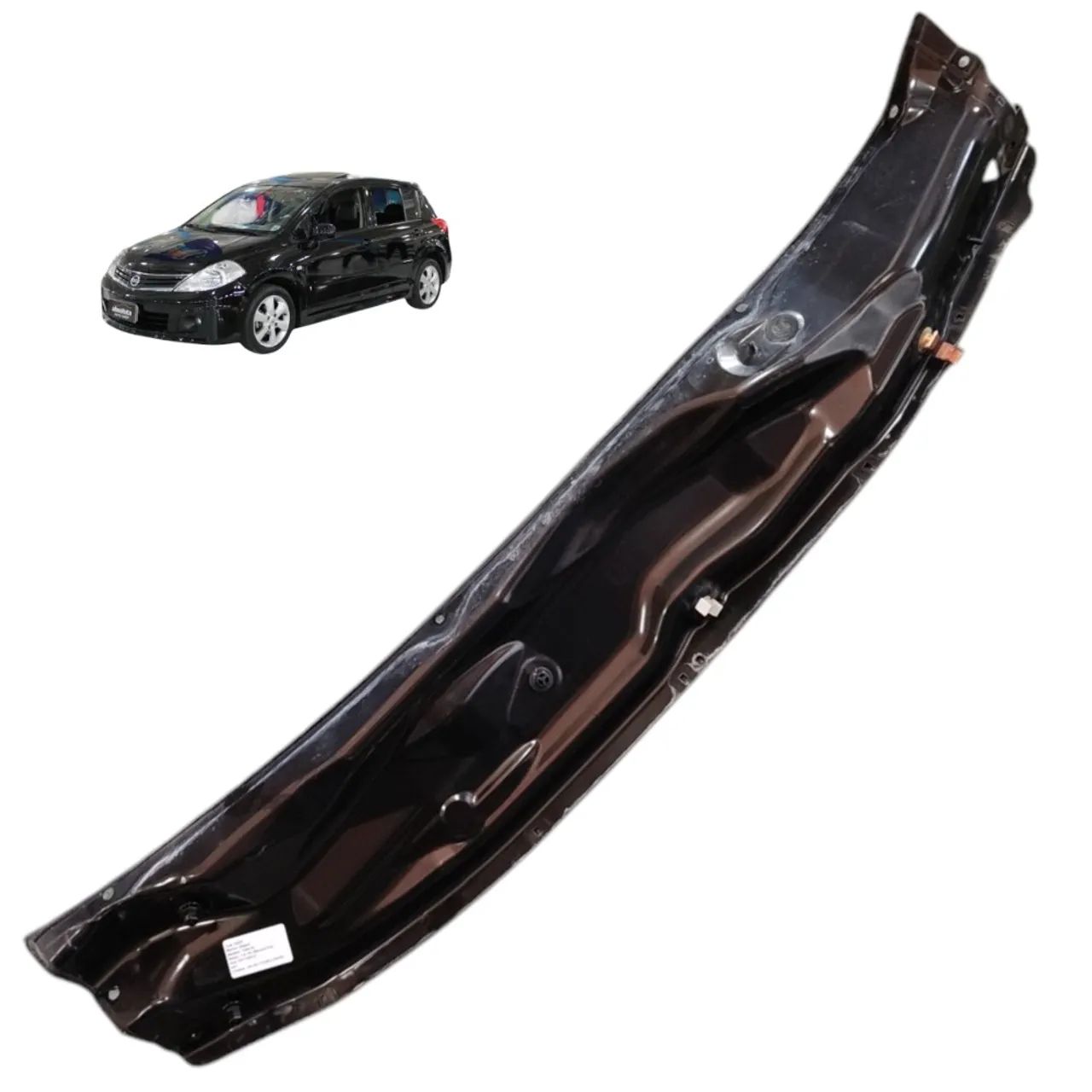 Painel Corta Fogo Nissan Tiida 2008 2009 2010 2011 2012 Preto