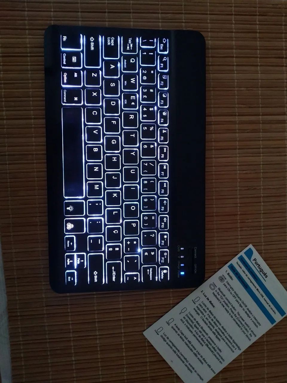Teclado Bluetooth argb - Foto 4
