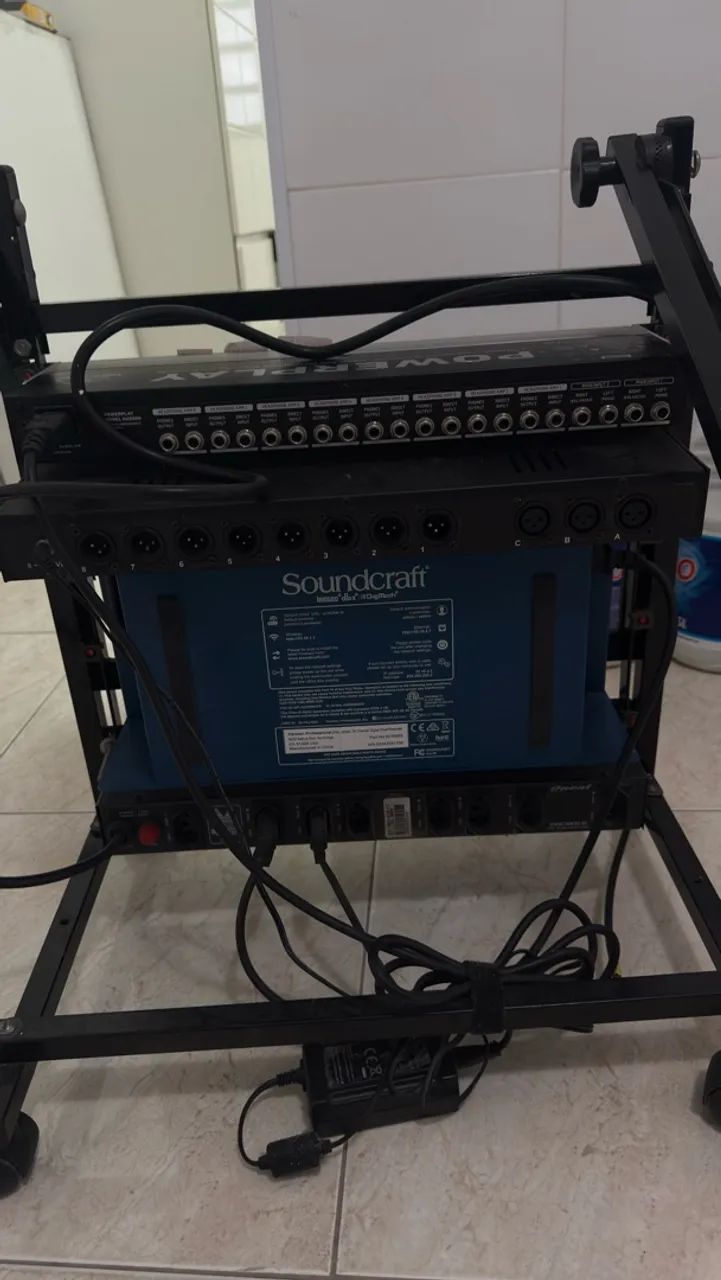 Mesa de som digital, rack completo  - Foto 2