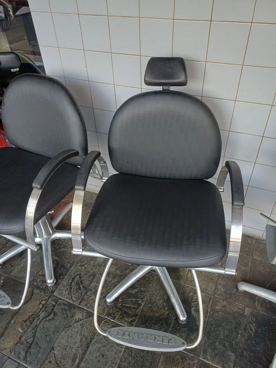 Cadeira salao Profissional  Ferrante  - Foto 4