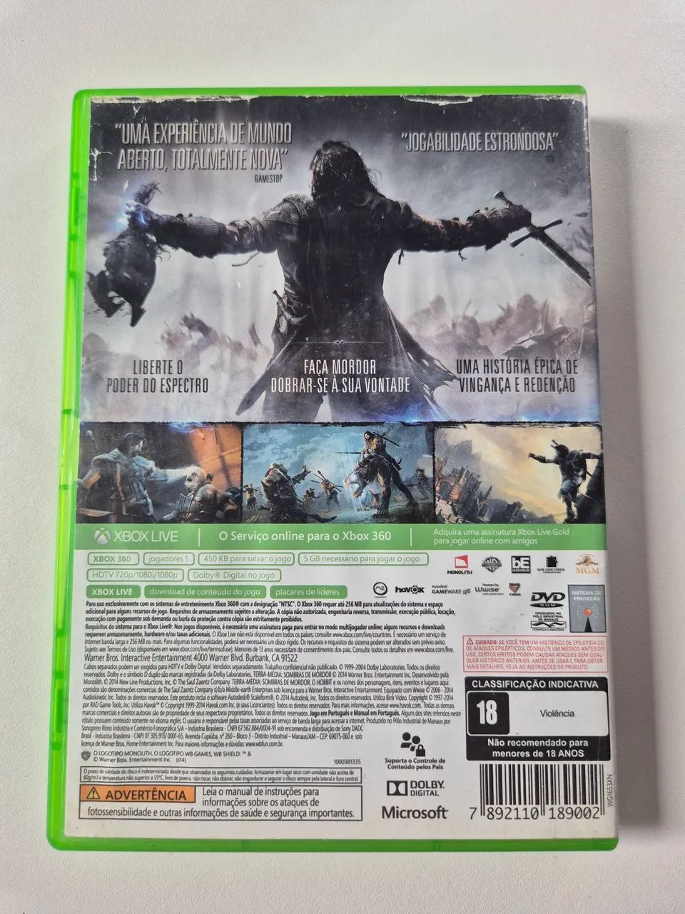 Sombras de Mordor Xbox360 - Foto 2