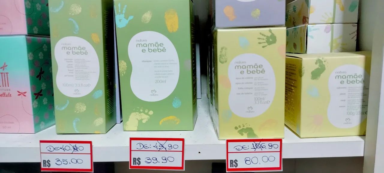 PRODUTOS NATURA, EUDORA O BOTICÁRIO 