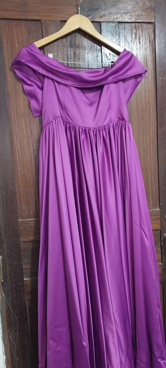 Vestido madrinha fucsia
