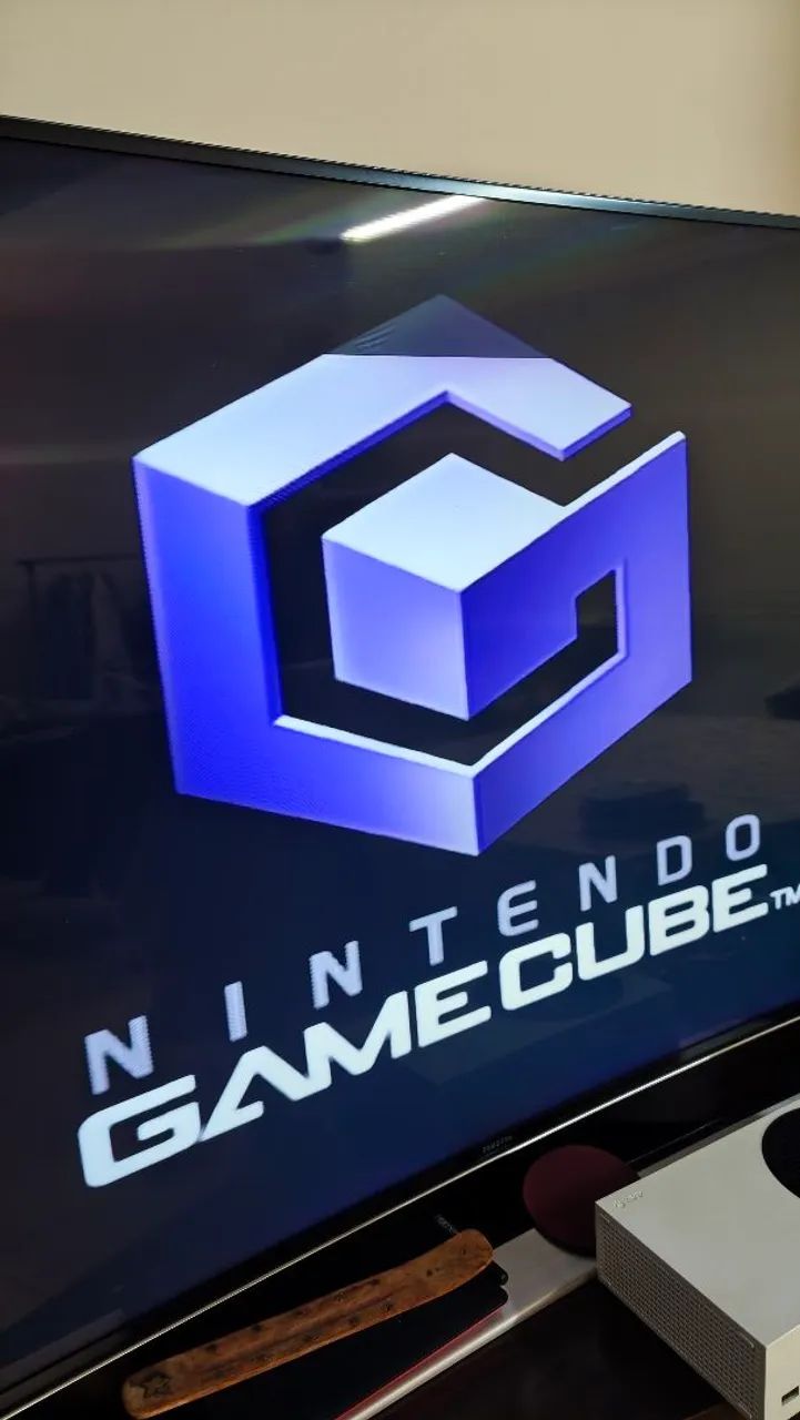 GameCube preto + gameboy player com disco  - Foto 3