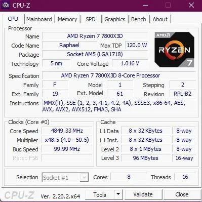 Processador Ryzen 7 7800x3d - Foto 4