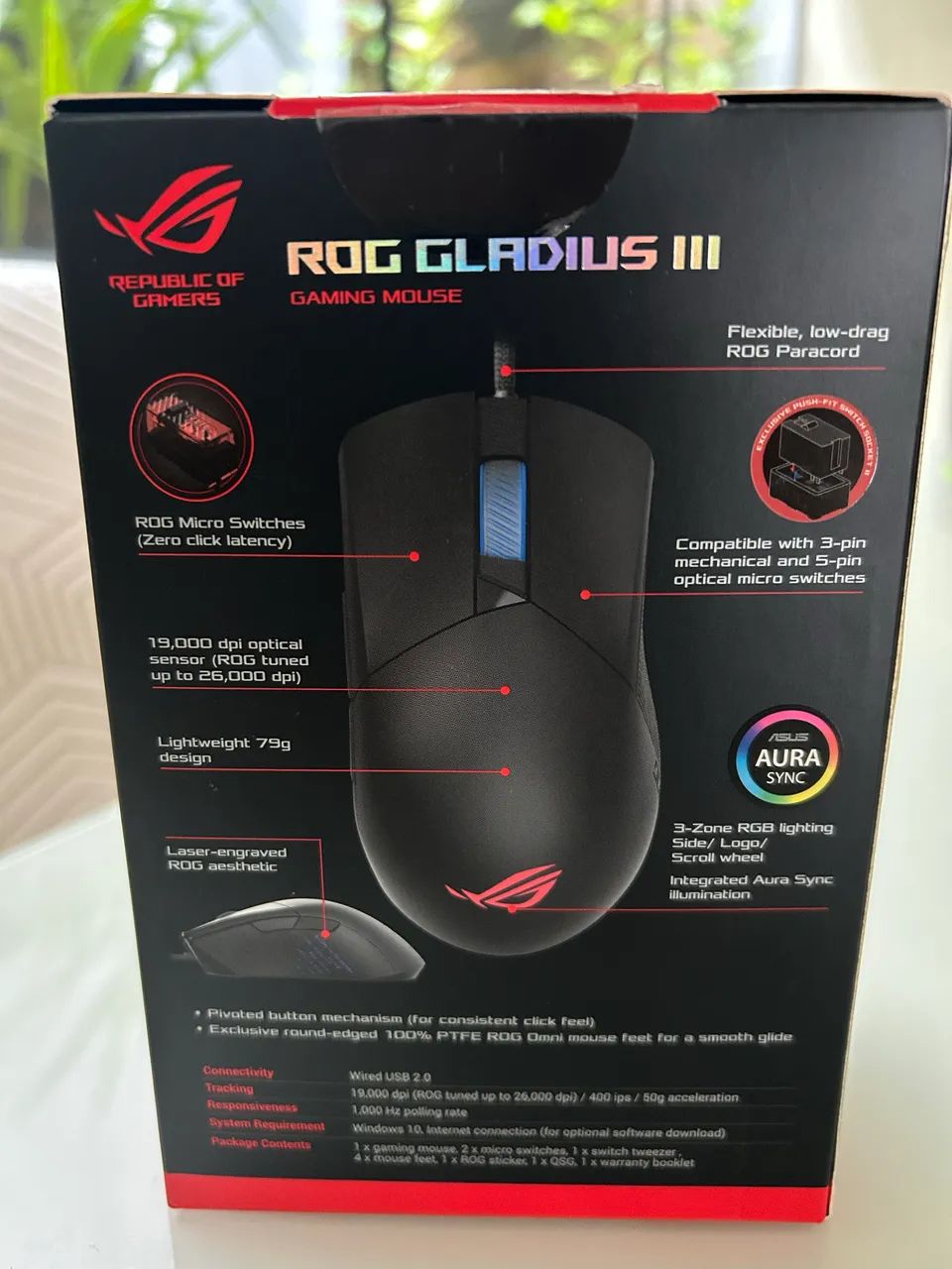 Mouse asus rog glaudius III - Foto 2