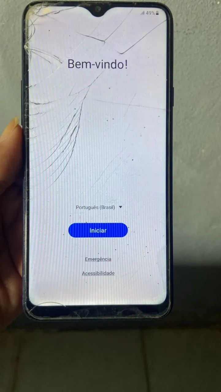 Vendo celular samsung A20s funcionando perfeitamente. obs: tela um pouco quebrada - Foto 4