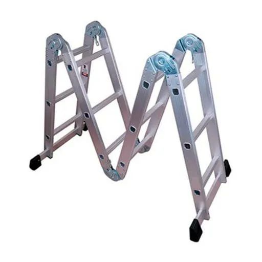 Escada de aluminio multifuncional 4 x3 - Foto 5