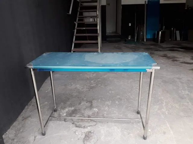 Bancada e mesa de manipulação em aço inox - Foto 3