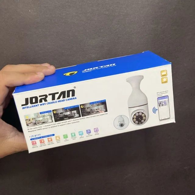 CAMERA LAMPADA WIFI JORTAN