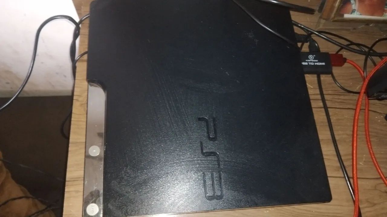PS3 SLIM SEMI NOVO, DESBLOQUEADO!!!