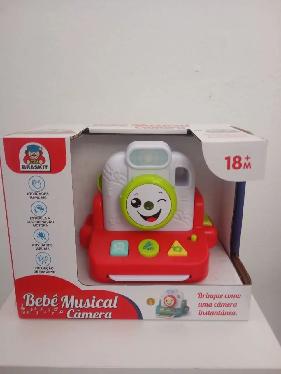 Bebê musical câmera 