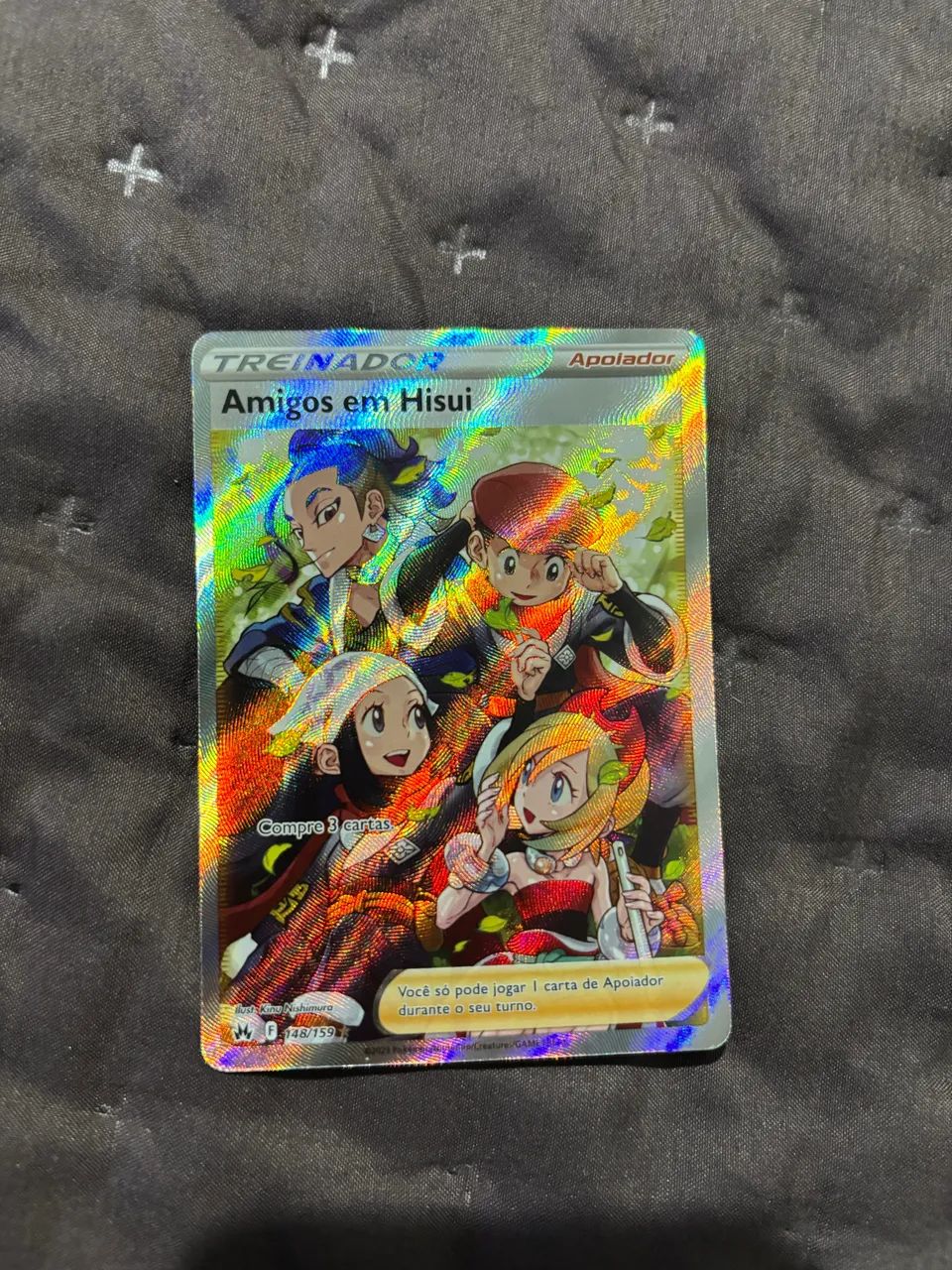 Carta Pokémon amigos em hisui 