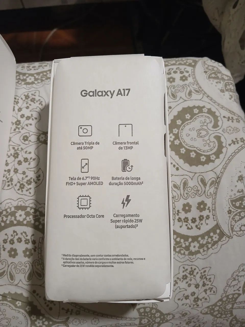 Galaxy Samsung A17 128GB AZUL - Foto 4