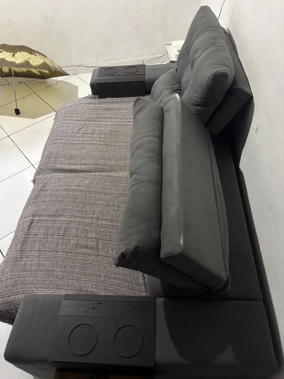 Sofá 2 lugares Cama inBox Clean com Assento Retrátil, Encosto Reclinável - Foto 5