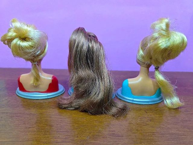 Lote de cabeças de Barbie - Foto 2