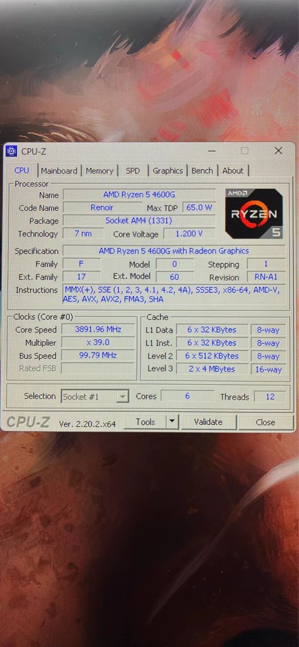 PROCESSADOR RYZEN 5 4600G + COOLER AMD - Foto 4