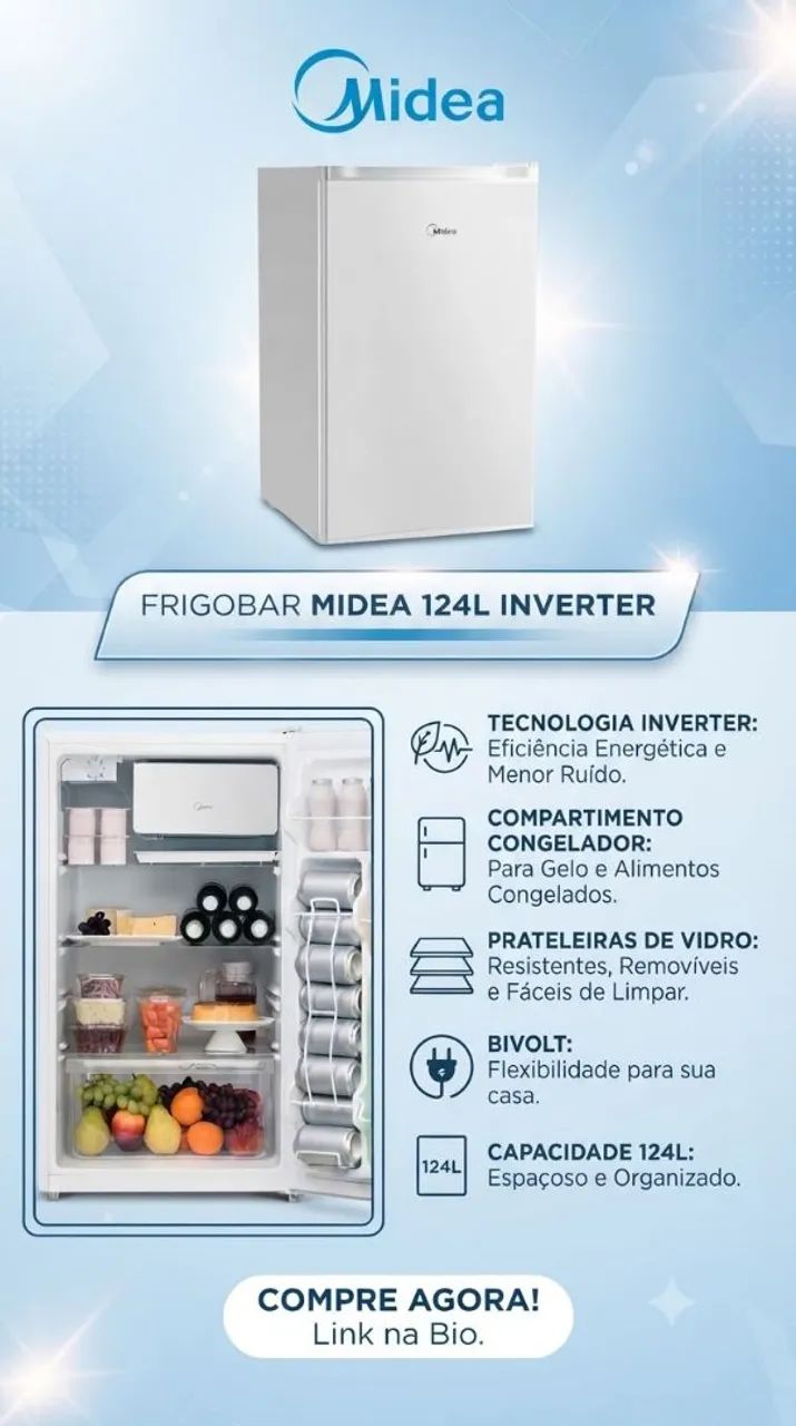 FRIGOR BAR MIDEA 124L
