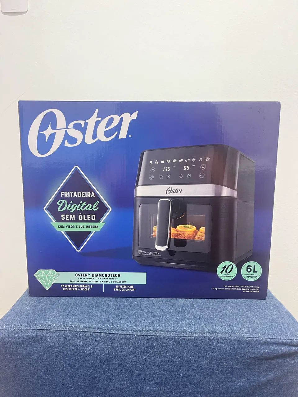 Fritadeira DiamondTech Oster 6L com Visor Transparente - Foto 3