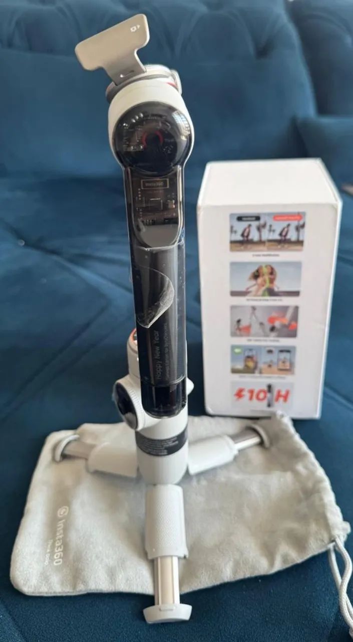 Gimbal Insta360 Flow Pro - Novo, na Caixa e com Plásticos!<br>Descrição: - Foto 5