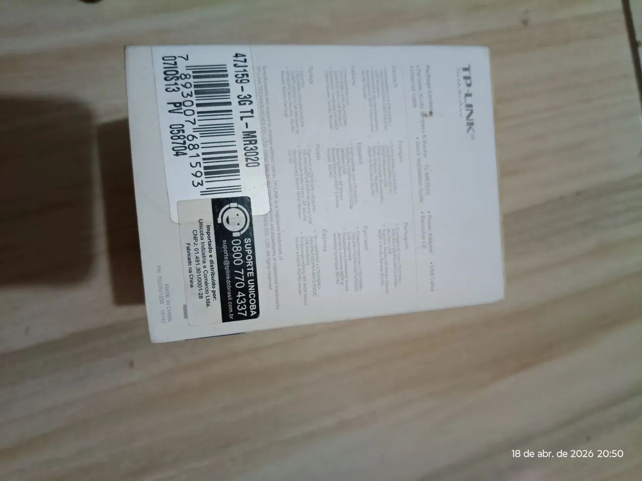 Roteador TP-LINK TL-MR3020 - Foto 4